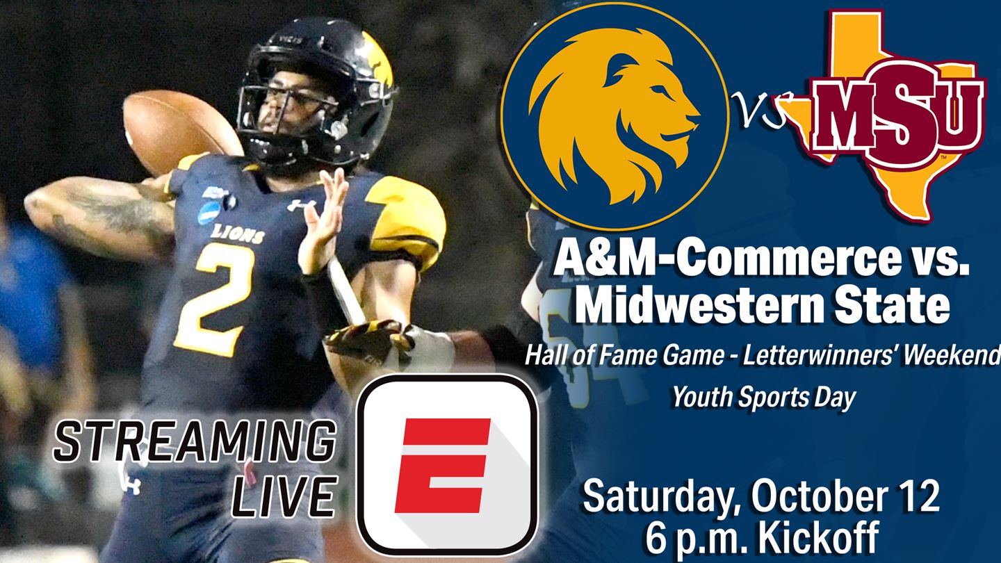 TEXAS A&M-COMMERCE FOOTBALL PREVIEW: No. 20 Lions host Midwestern State in Division II Showcase national broadcast