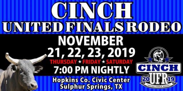 United Finals Rodeo Coming to Hopkins County Civic Center This Weekend