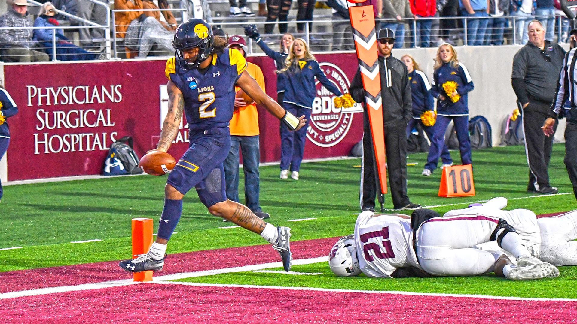 TEXAS A&M-COMMERCE FOOTBALL: Fourth quarter rally leads No. 24 Lions to 34-20 win at West Texas
