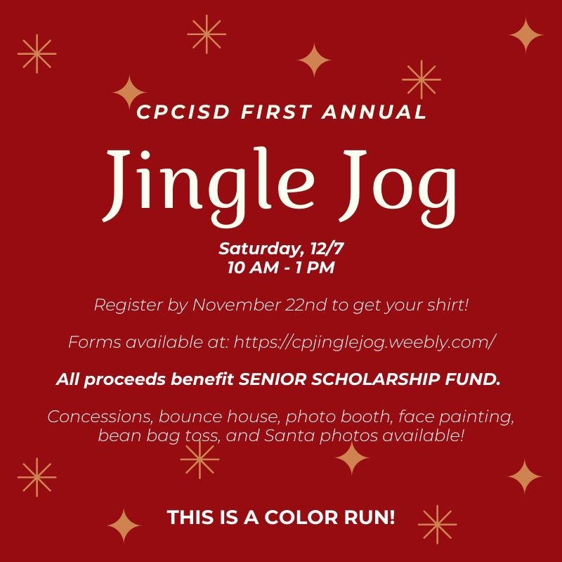 Como-Pickton Junior Class Holding Jingle Jog 5k on December 7th to Benefit Senior Scholarship Fund