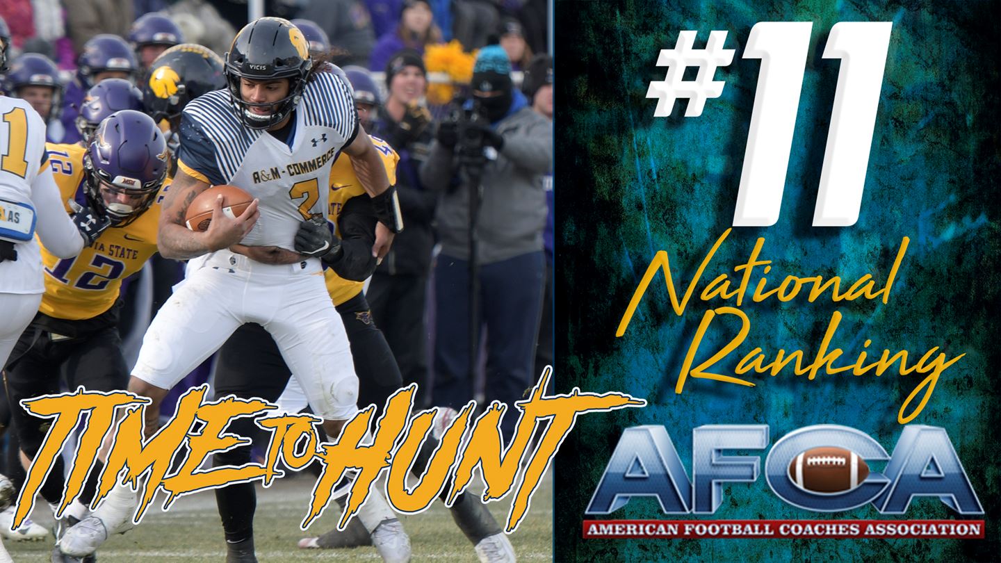 TEXAS A&M-COMMERCE FOOTBALL: Lions rise 10 spots to No. 11 in final AFCA poll of 2019