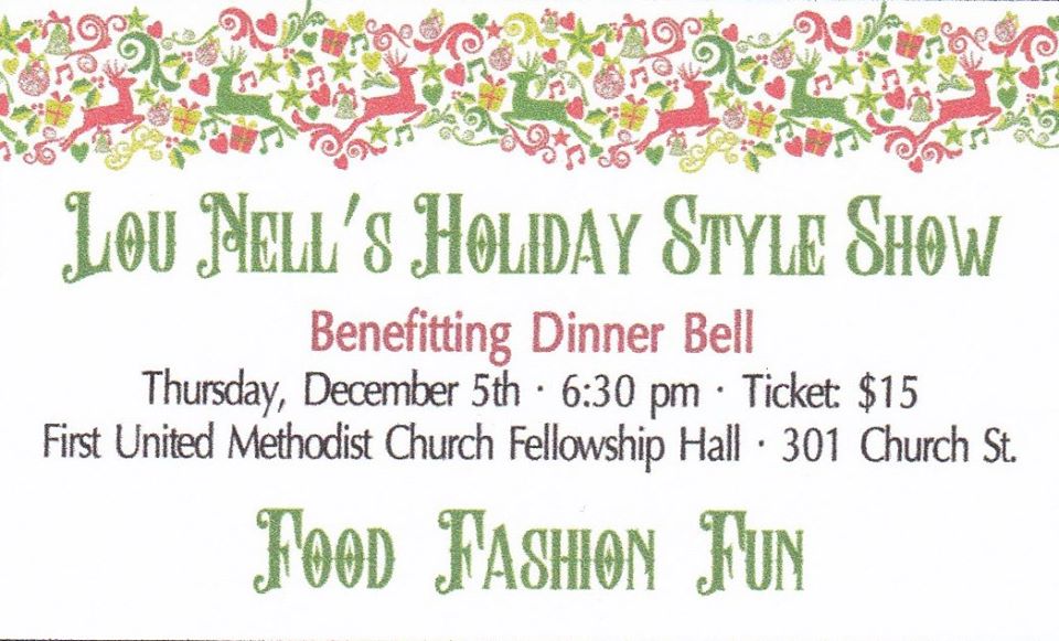 Lou Nell’s Holiday Style Show Benefiting Dinner Bell Coming Up on Thursday Night