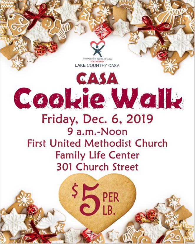 Annual CASA Cookie Walk Scheduled for Friday, December 6th