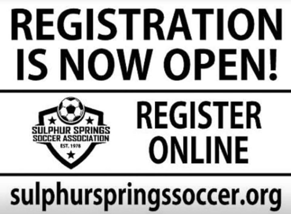 Registration Now Open for Sulphur Springs Soccer Association 2020 Spring Season