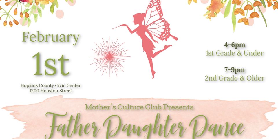 Mother’s Culture Club Annual Father-Daughter Dance Coming Up February 1st