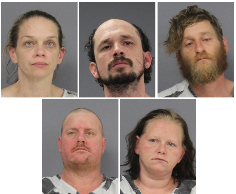 Five Arrested in Connection with Burglary of Two Vehicles, Ten Weapons, and More by Hopkins County Sheriff’s Office