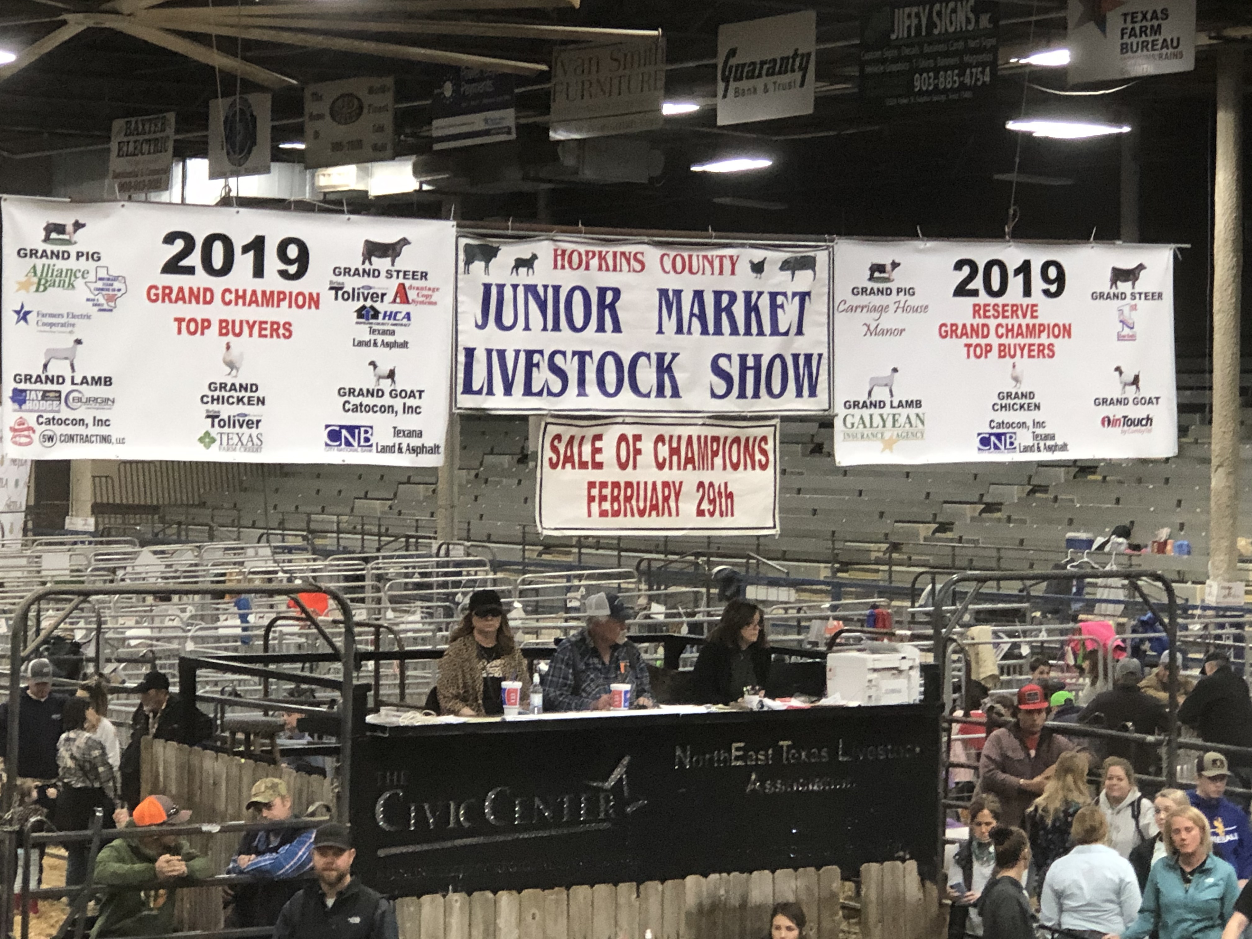 Poultry, Swine, Steer, and Heifer Show Awards Handed Out at 2020 NorthEast Texas Livestock Association Junior Market Livestock Show