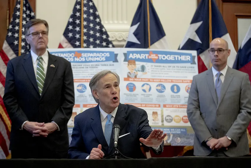 Gov. Greg Abbott says reopening the Texas economy will be a slow process