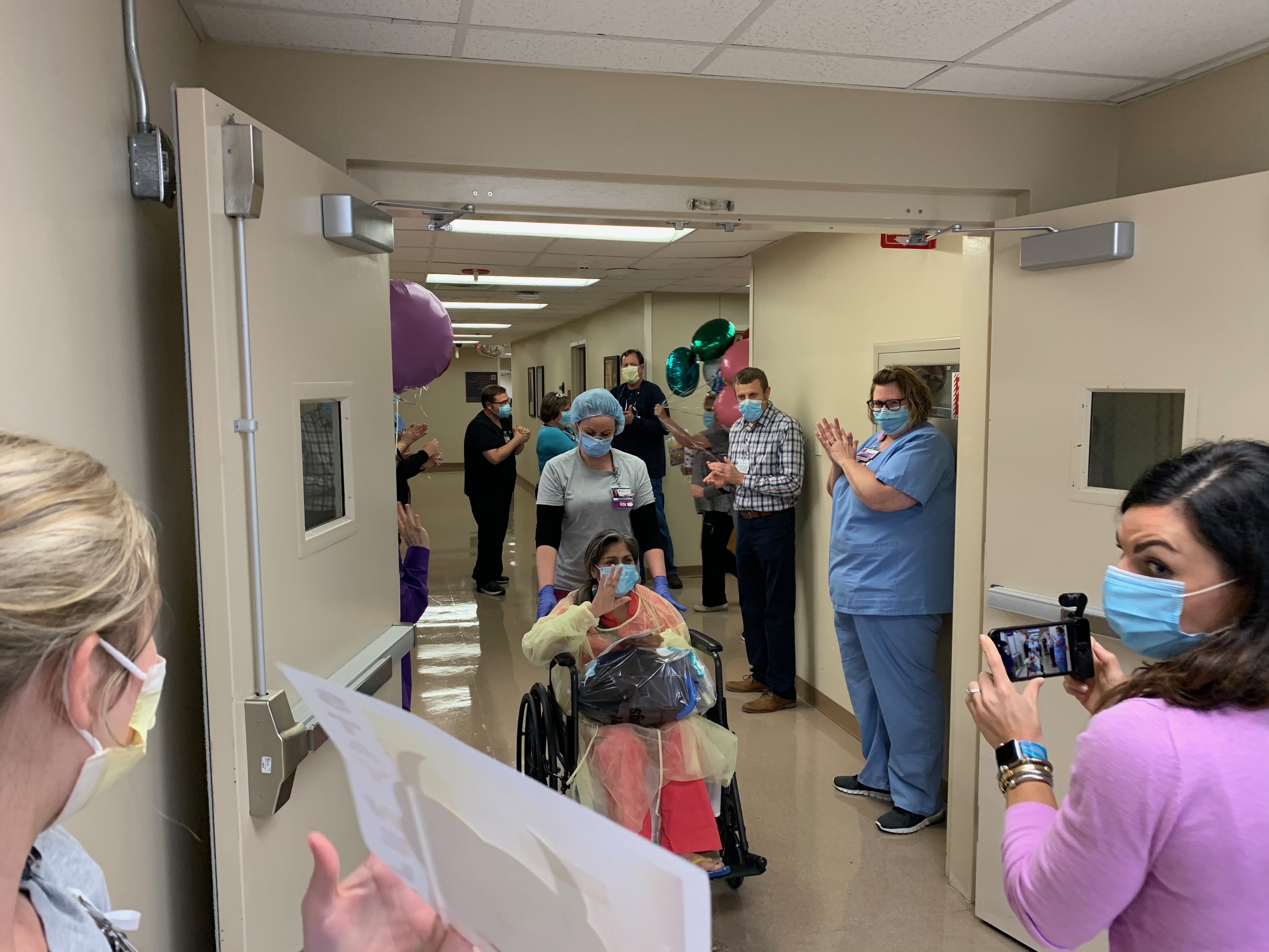 CHRISTUS Mother Frances Hospital-Sulphur Springs Celebrates Discharge of COVID-19 Patient