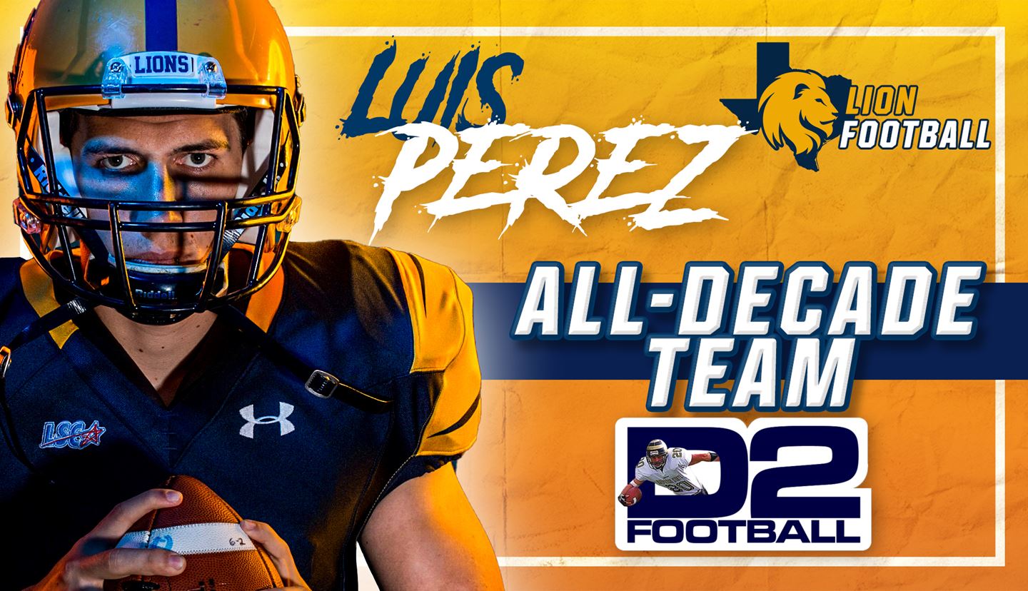 Former Texas A&M University-Commerce Quarterback Luis Perez named to D2Football.com All-Decade Team