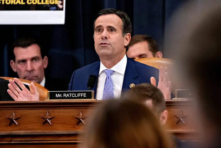In confirmation hearing for intelligence director, U.S. Rep. John Ratcliffe promises he “won’t shade the intelligence”