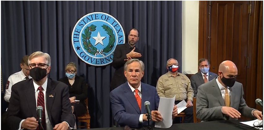 Governor Abbott Eases Some COVID-19 Restrictions