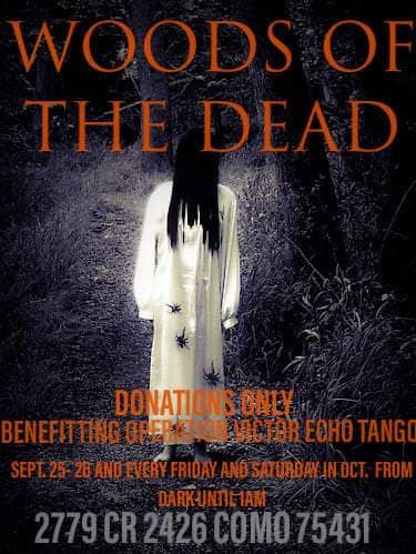 Operation Victor Echo Tango Hosting ‘Woods of the Dead’ Every Friday and Saturday in October