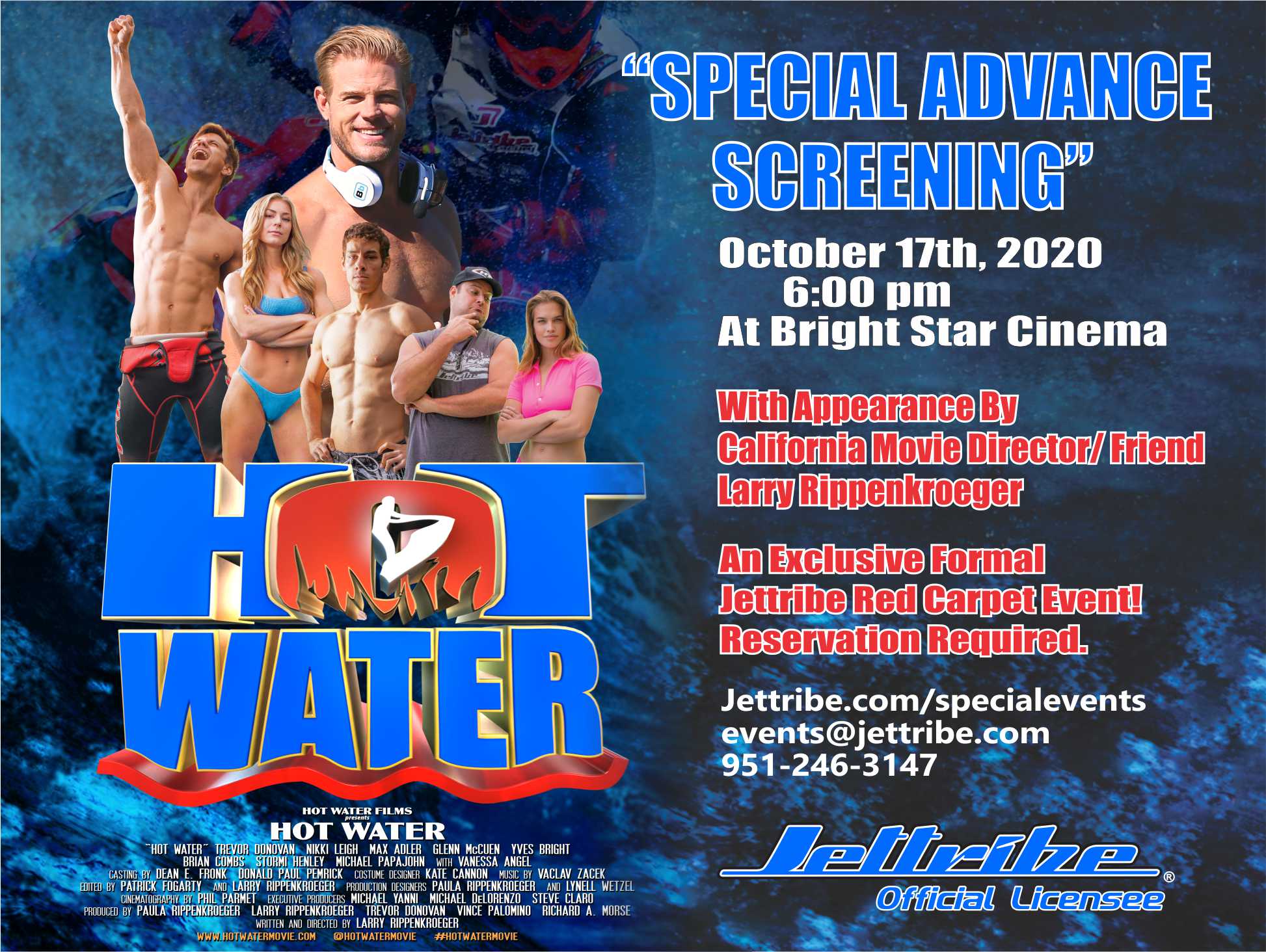 Jettribe Texas Hosting Advance Screening of “Hot Water: The Movie” on Saturday in Sulphur Springs