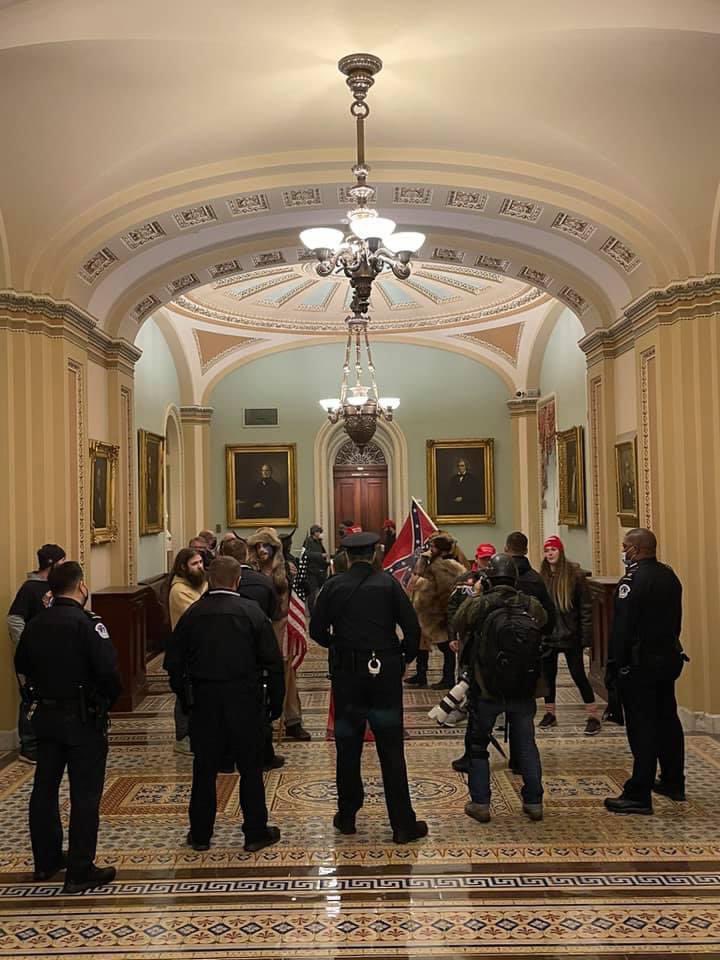U.S. Capitol under lockdown as Trump supporters storm the building during certification of the Electoral College