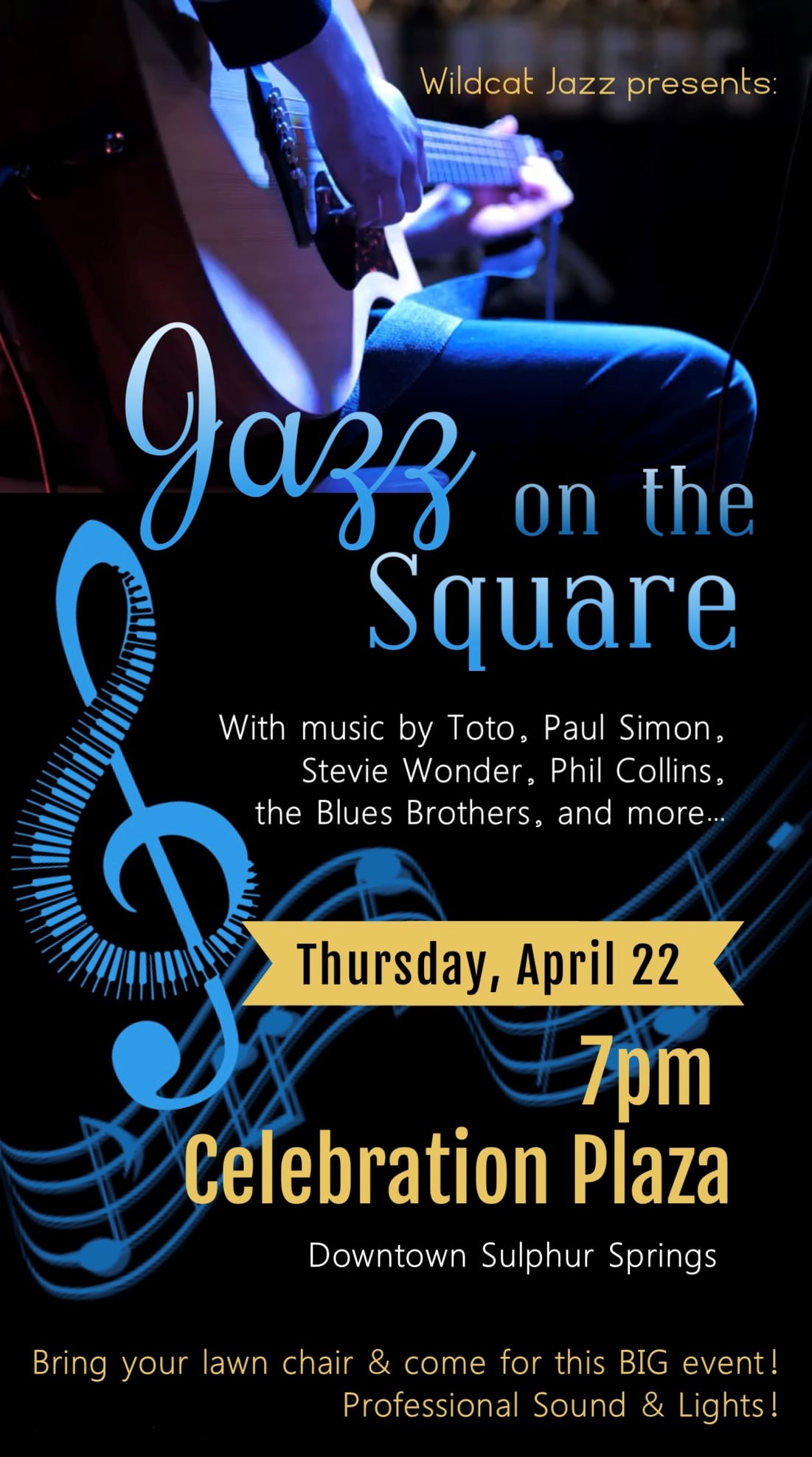 Sulphur Springs High School Jazz Band Hosting Free Performance Downtown Thursday