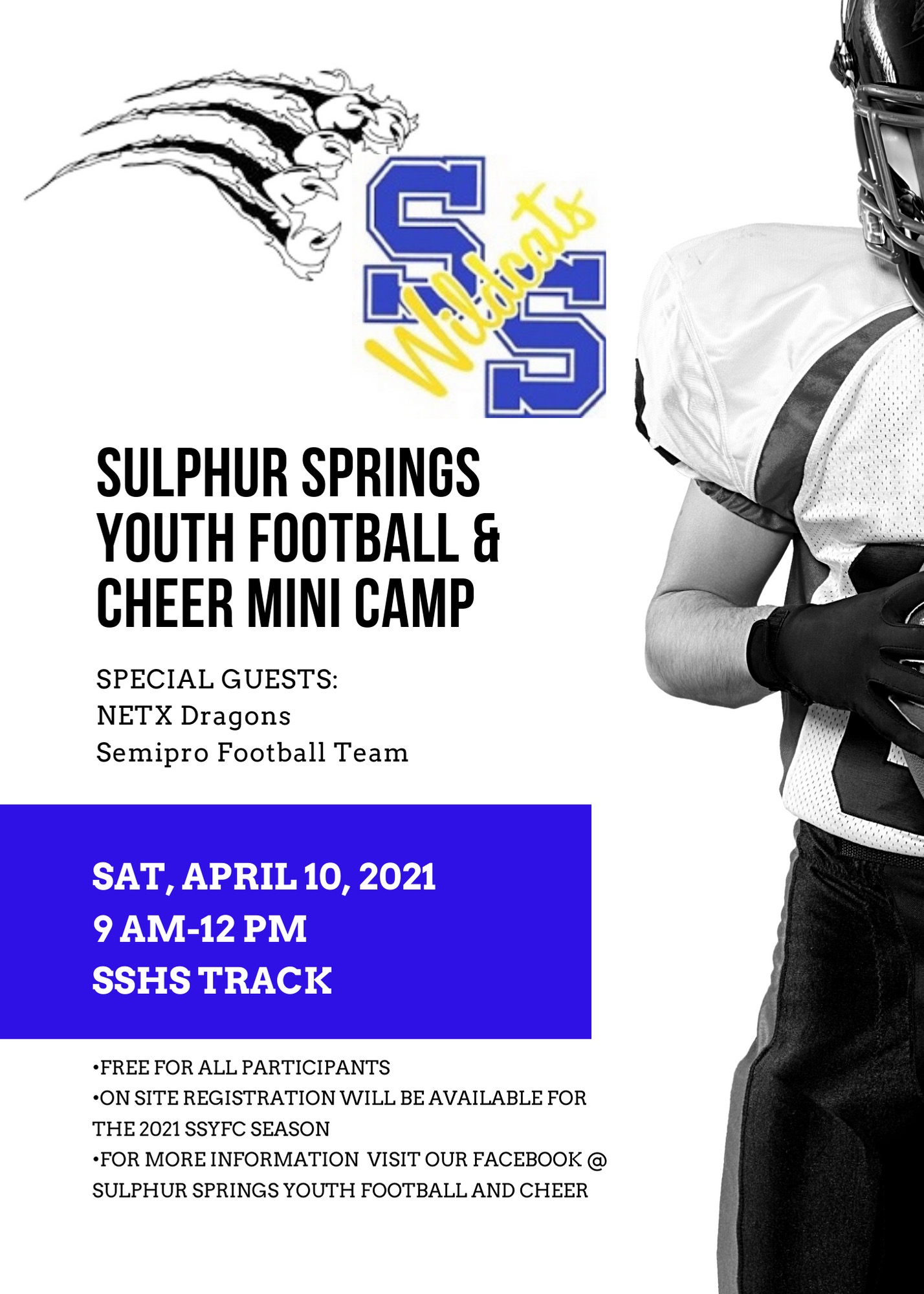 Sulphur Springs Youth Football & Cheer Holding Mini-Camp on Saturday