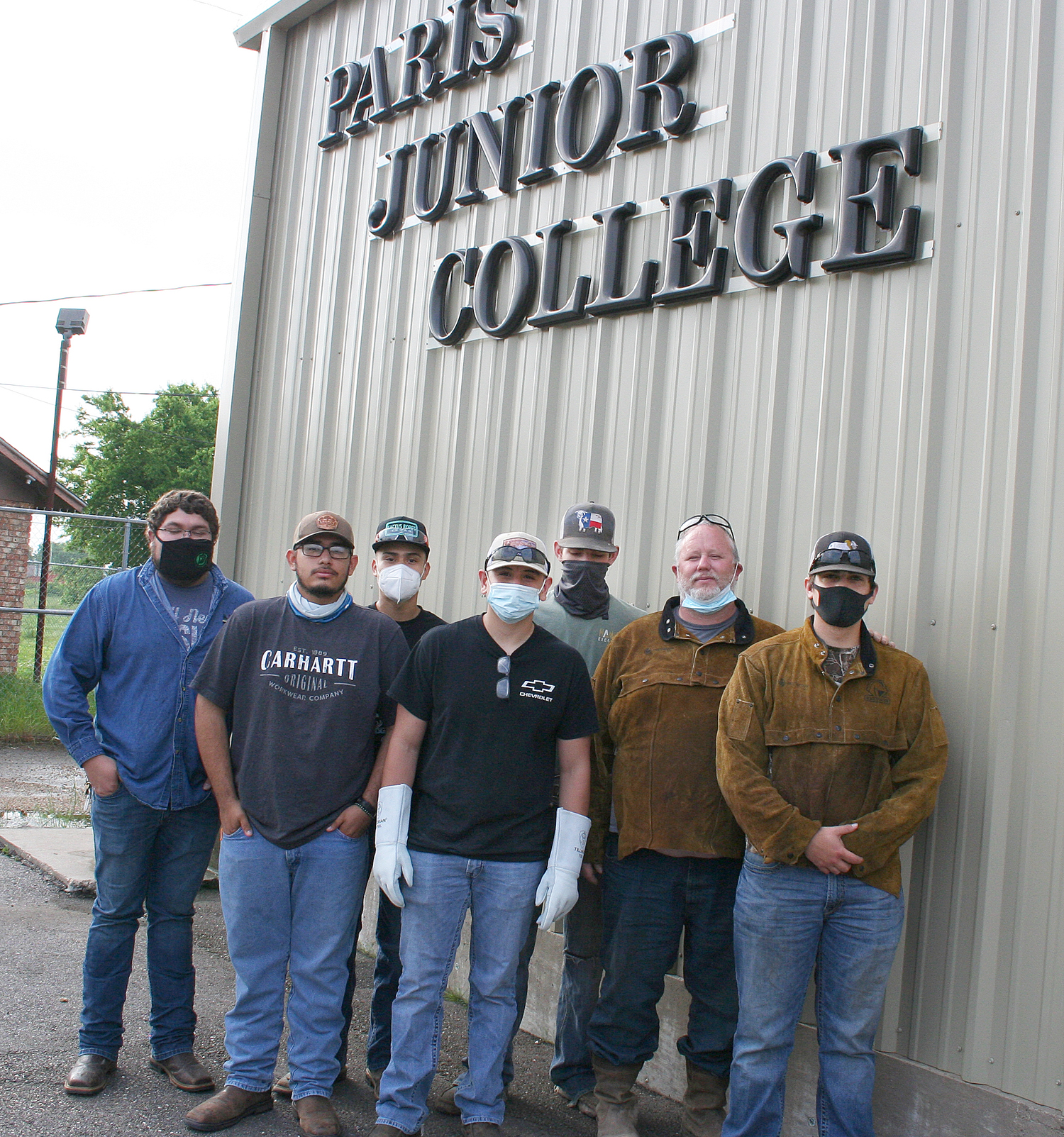 PJC-Sulphur Springs Center Night Welding Class Students Pass Certification Projects