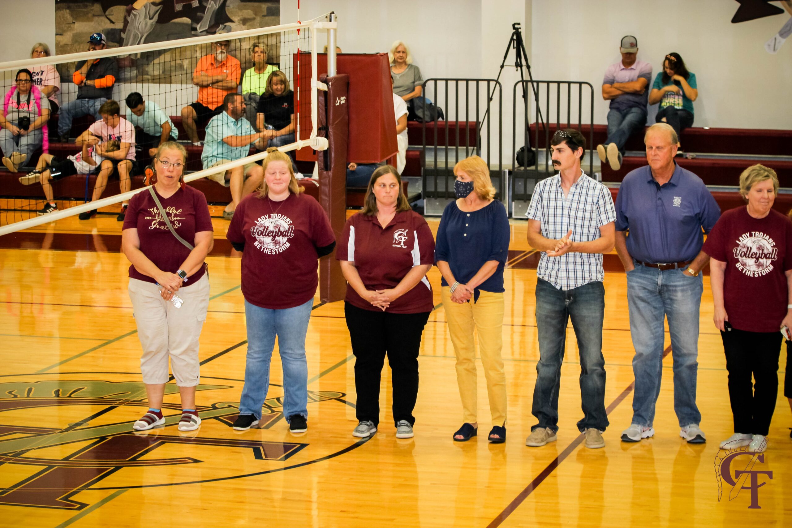 Cumby volleyball recognizes special teachers