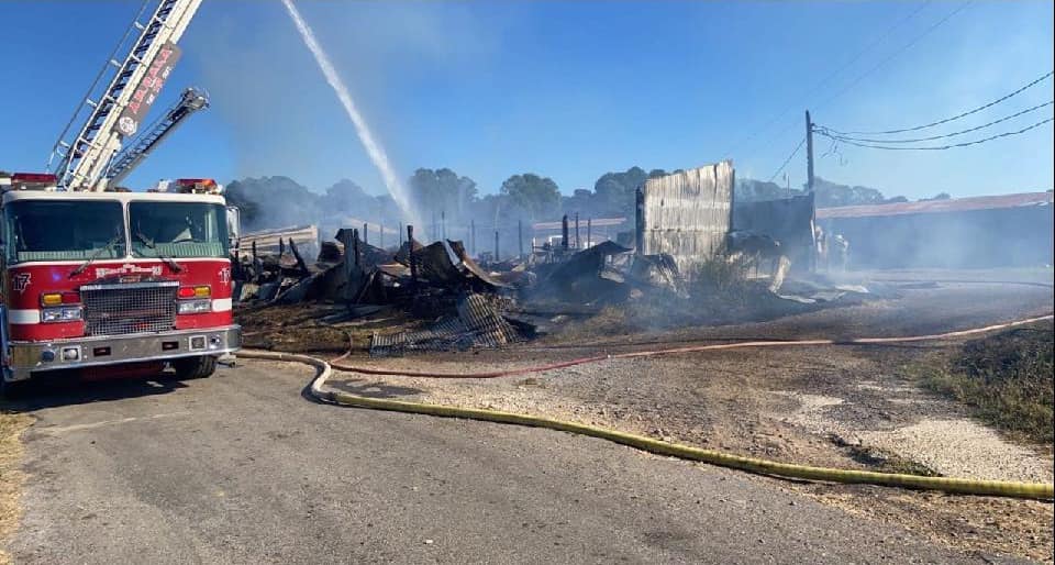 VFDs respond to Reilly Springs structure fire