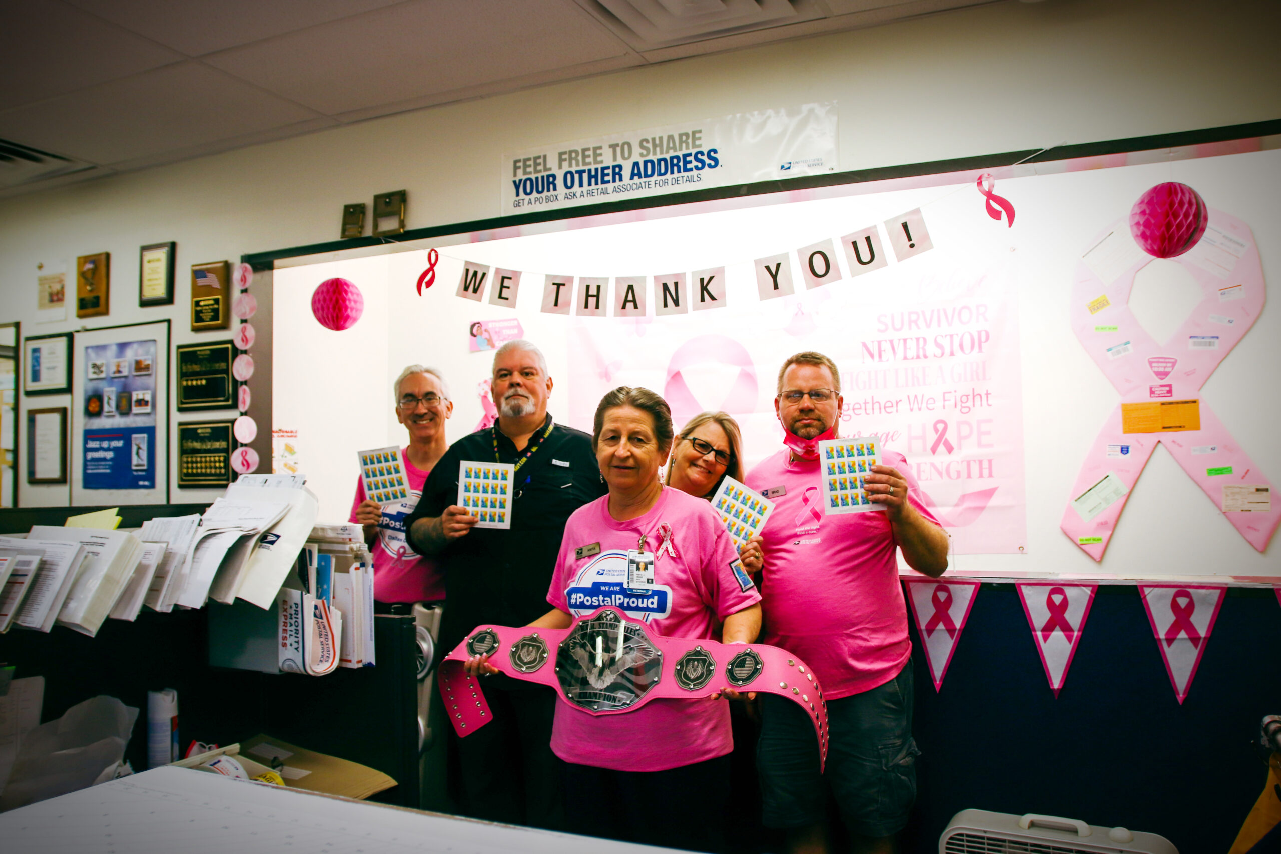 Sulphur Springs Post Office kicks off October with breast cancer awareness campaign