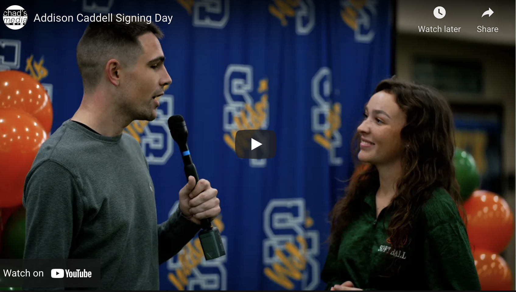 Signing Day interview with Addison Caddell