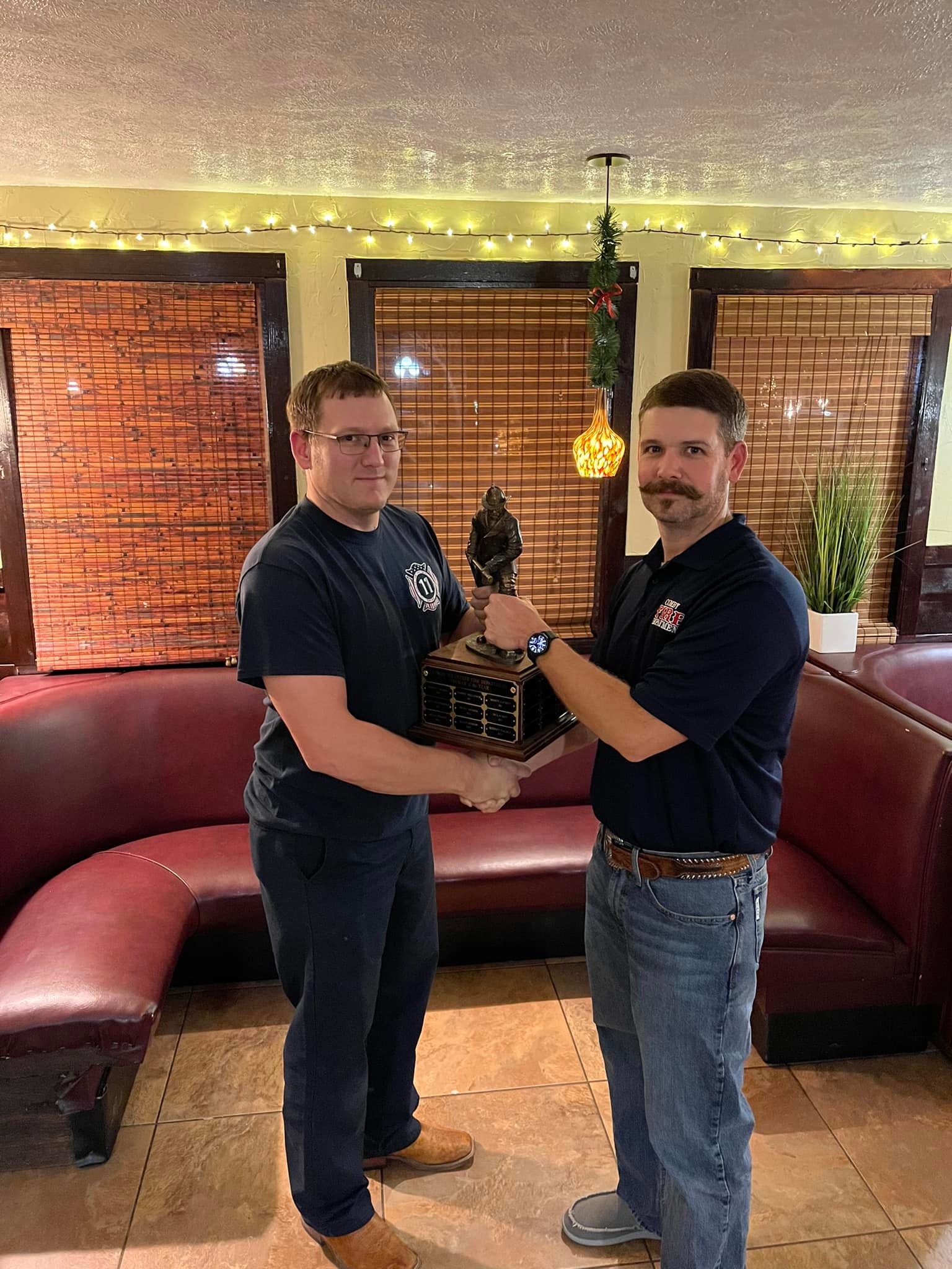 Jimmy Helfferich named Cumby Firefighter of the Year