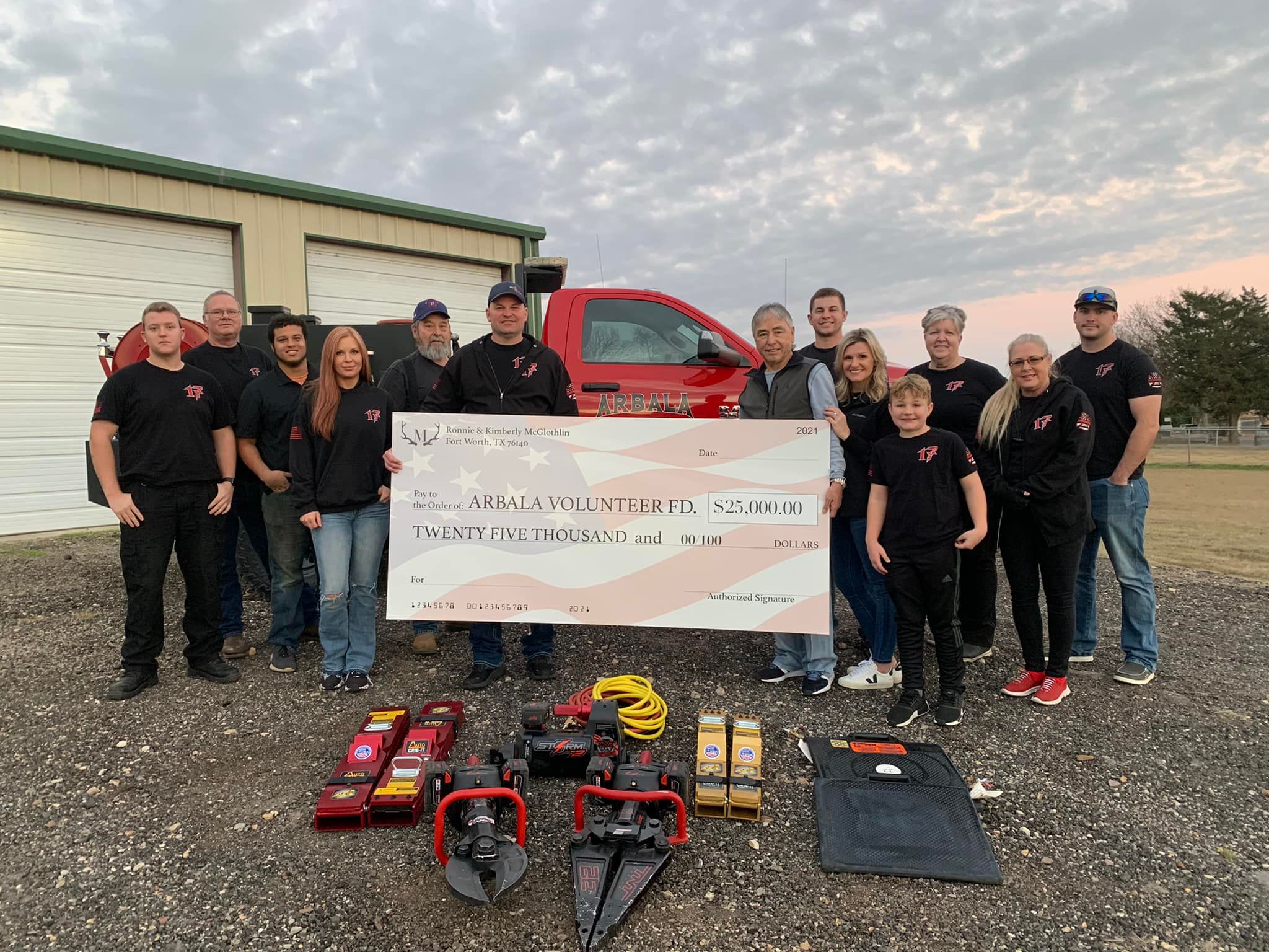 Arbala VFD ‘jaws of life’ tools funded thanks to $30k donation