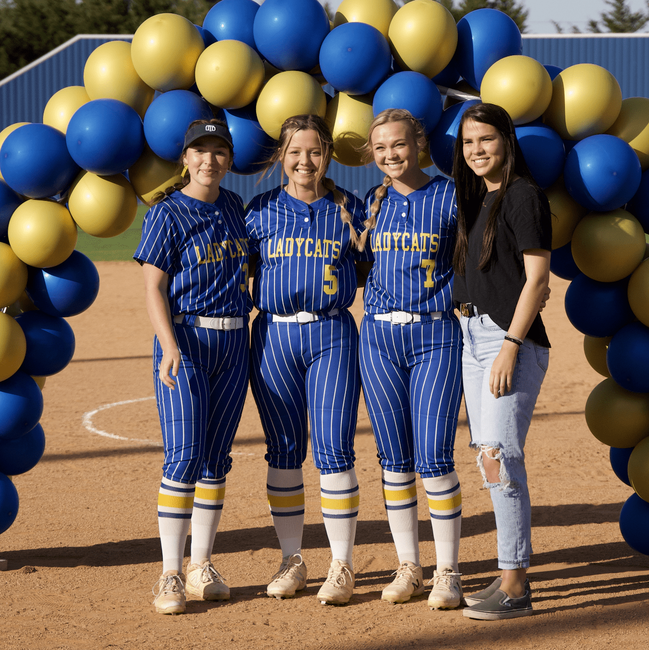 Lady Cats clinch district championship with Senior Night win
