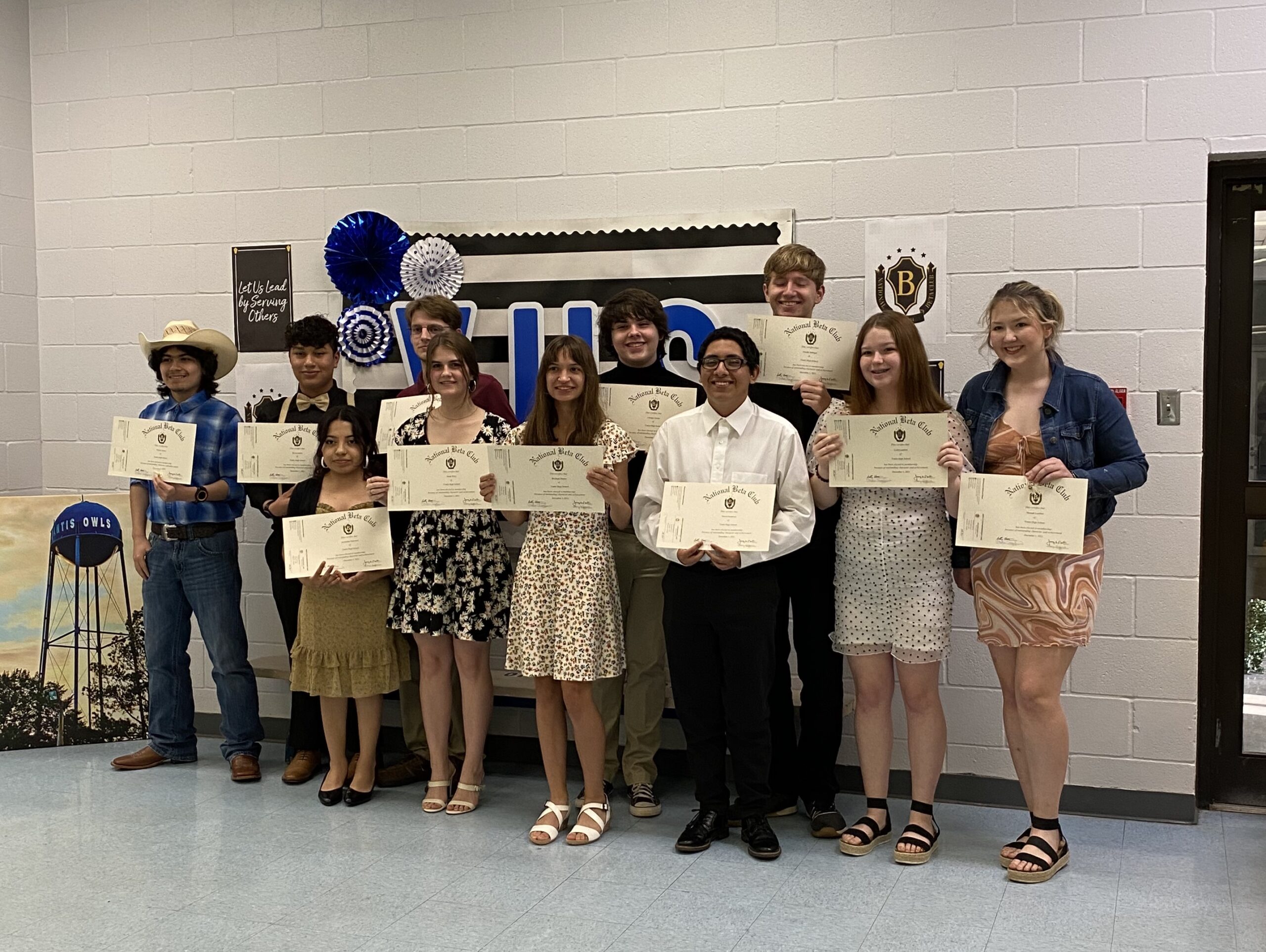 Yantis ISD inducts new Beta society members Front Porch News Texas