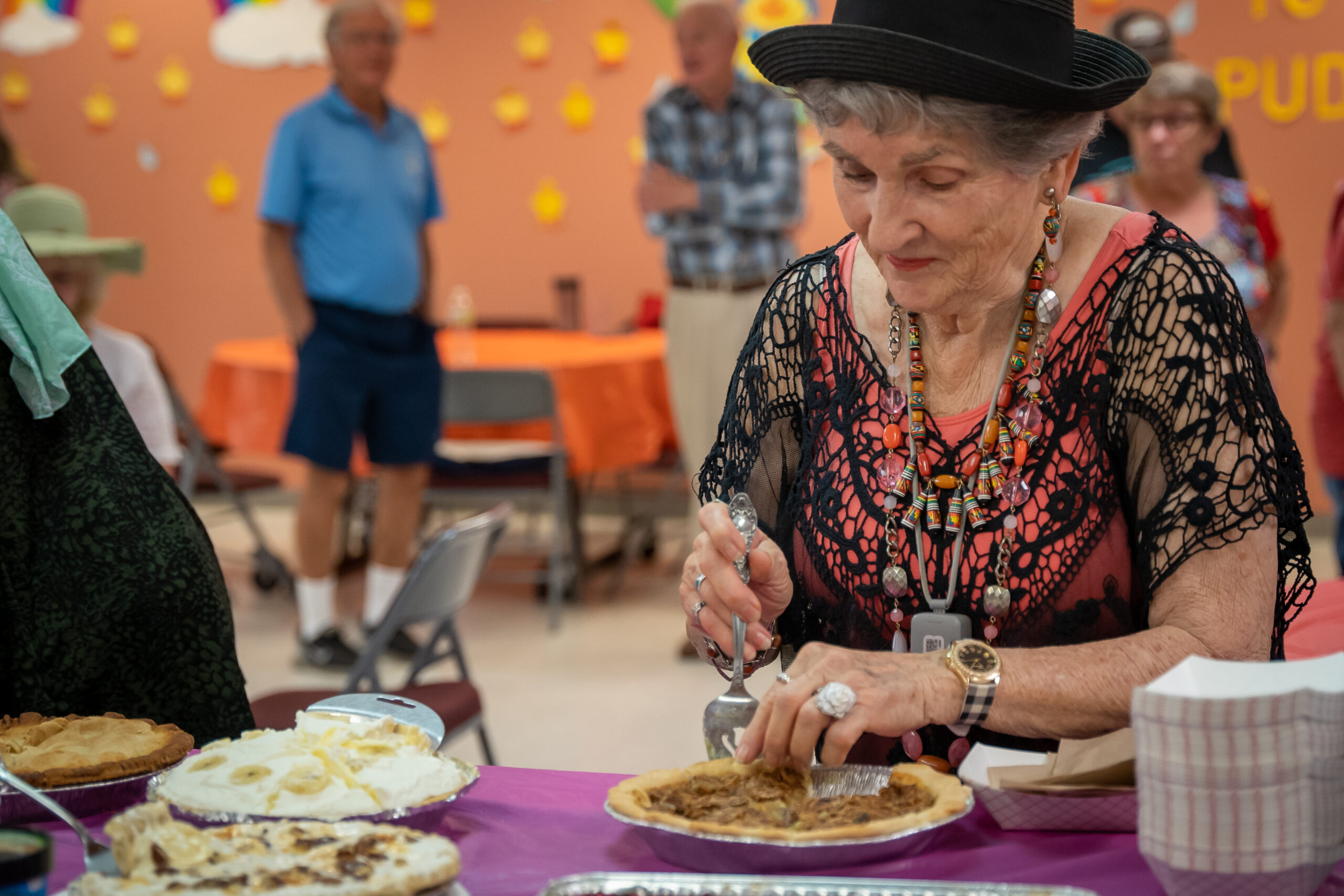 Senior center pie and ice cream social 2022