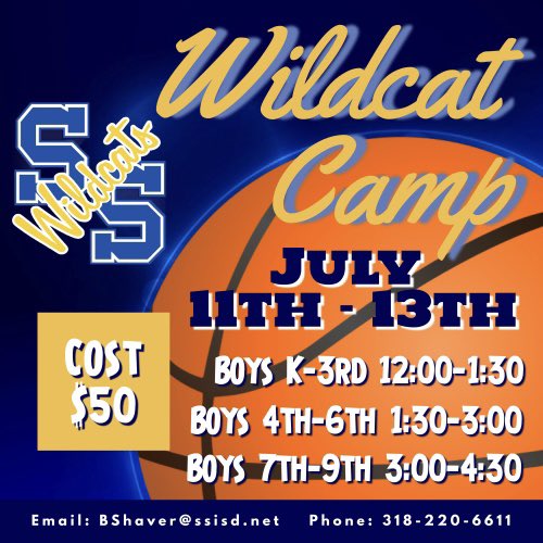 Sulphur Springs Wildcats basketball camp to be held next week