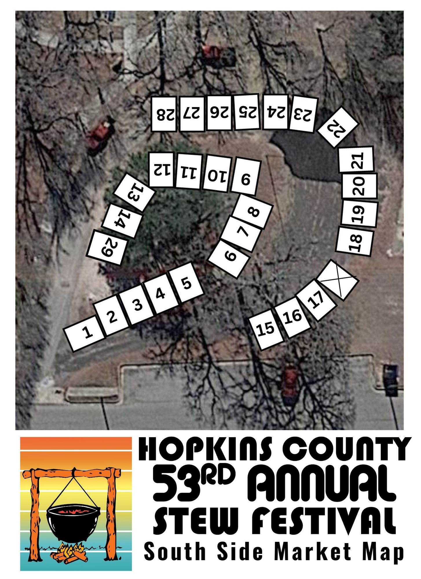 Maps and info for 53rd annual Hopkins County Stew