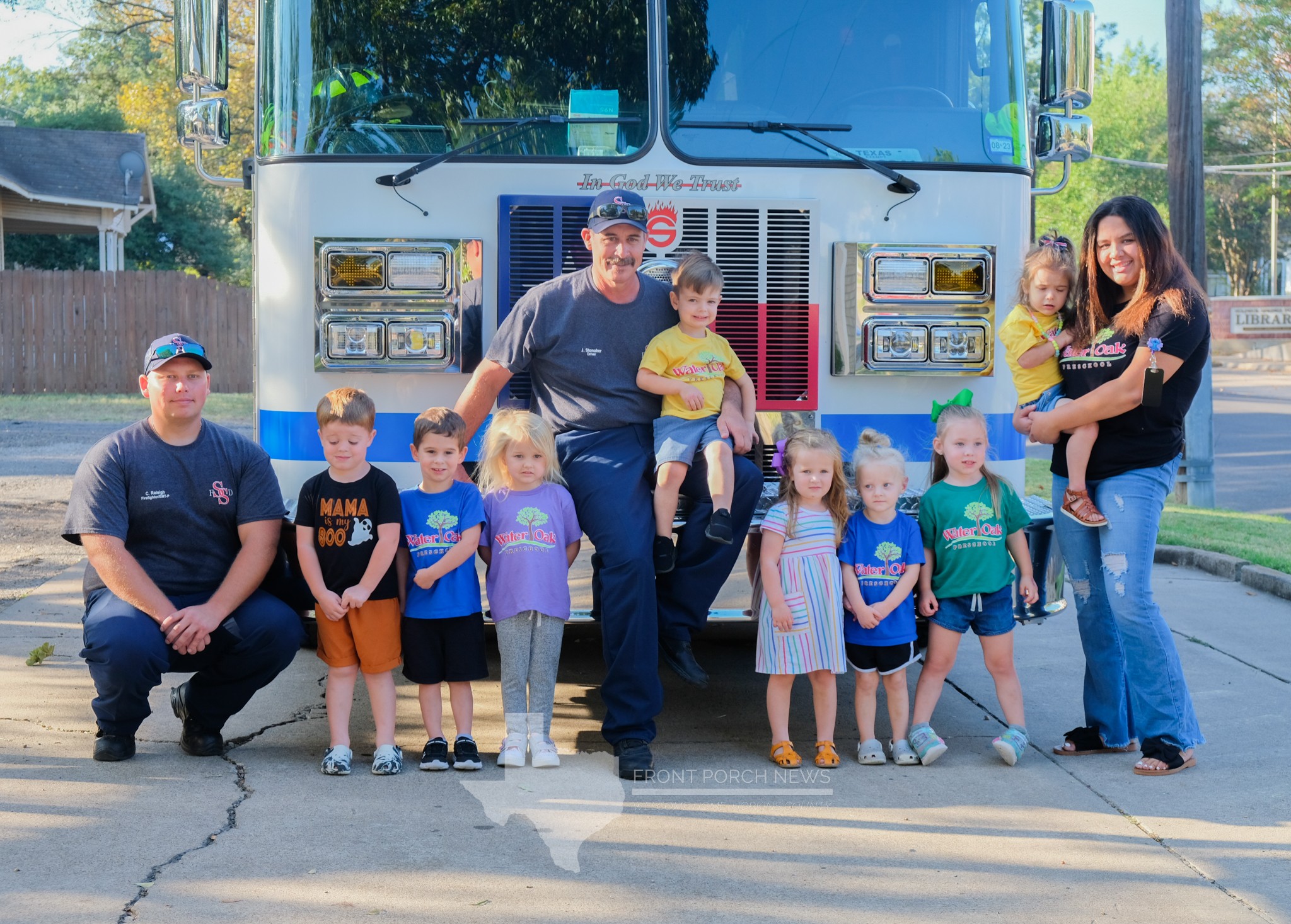 Fire safety day at Water Oak Pre-school 2022