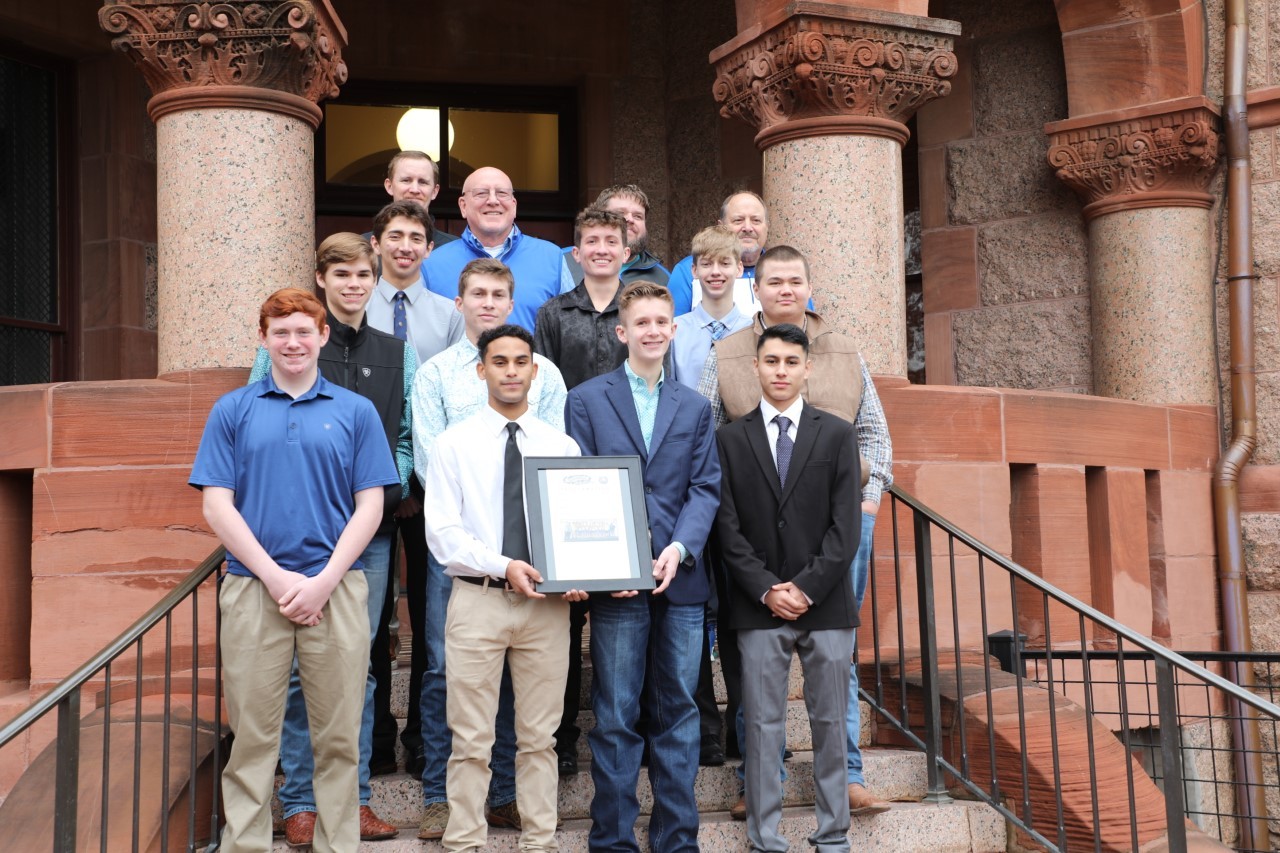 Commissioners recognize Miller Grove & Saltillo cross country Front