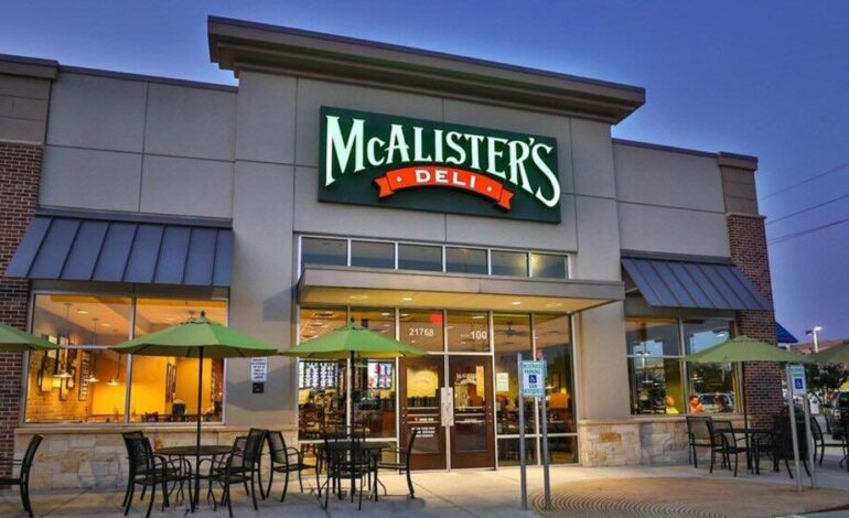 McAlister’s Deli® Opening in Sulphur Springs This Summer