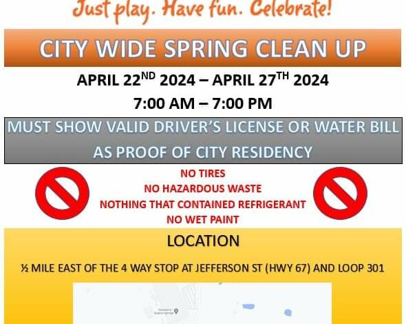 Annual City-Wide Spring Clean-Up