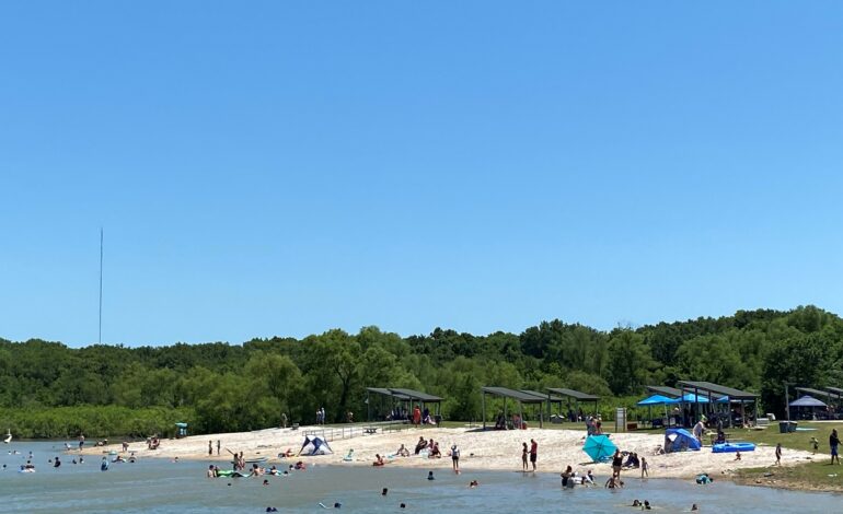 Sandy Beaches are here just for you this summer 2023 at Cooper Lake State Park