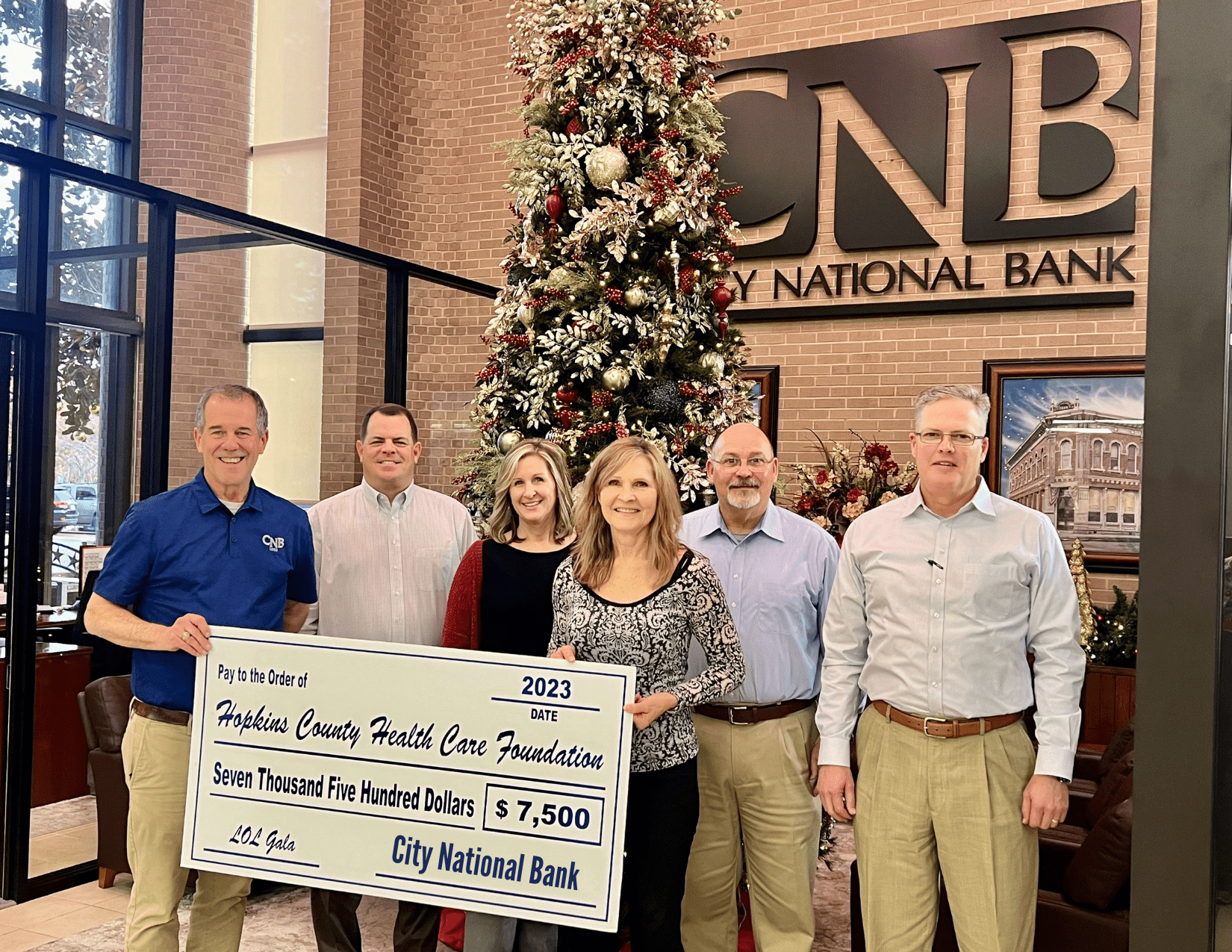 Hopkins County Health Care Foundation With Alliance Bank and CNB Bank