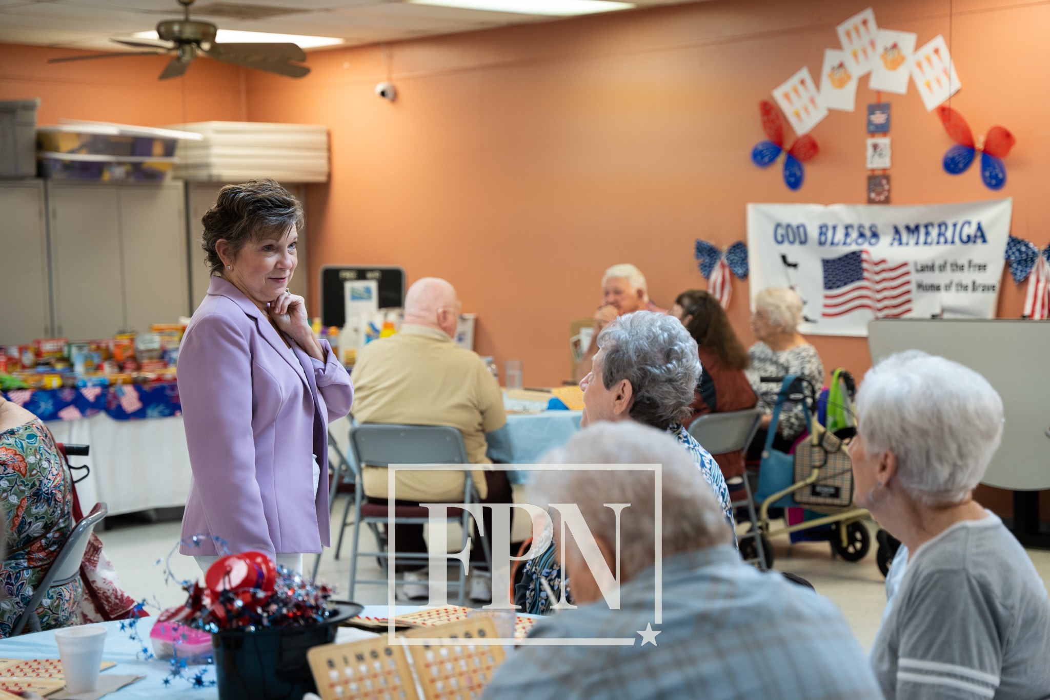 Bingo! Seniors enjoy leisure time at Senior Activity Center