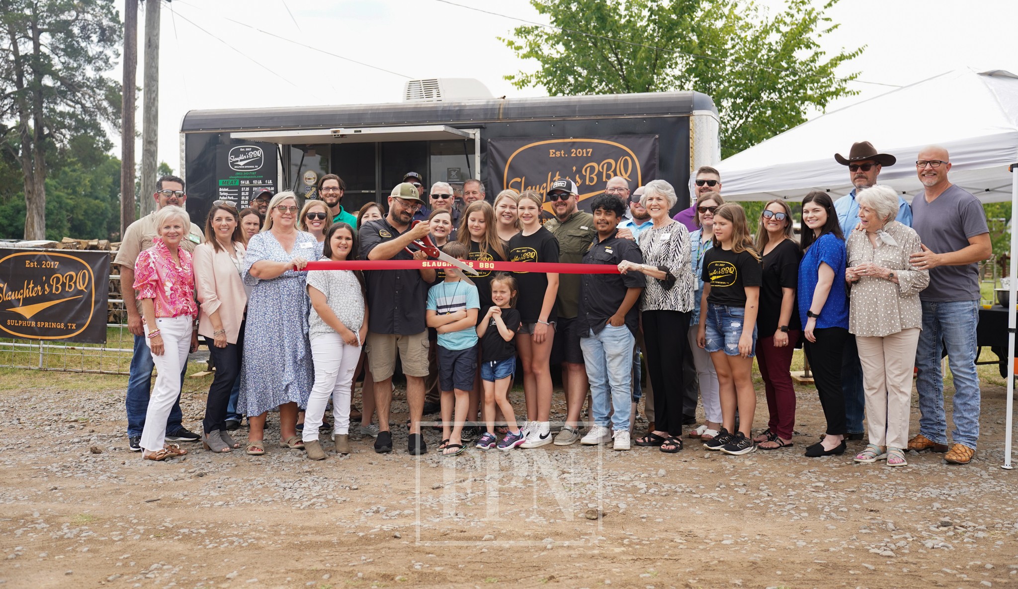 Slaughters BBQ Ribbon Cutting At Their New Location