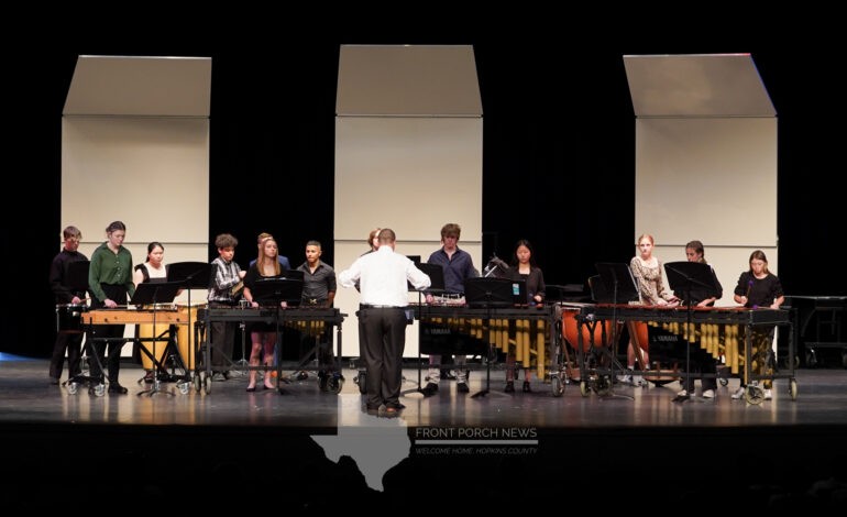 Sulphur Springs Band Hosts Night of Percussion