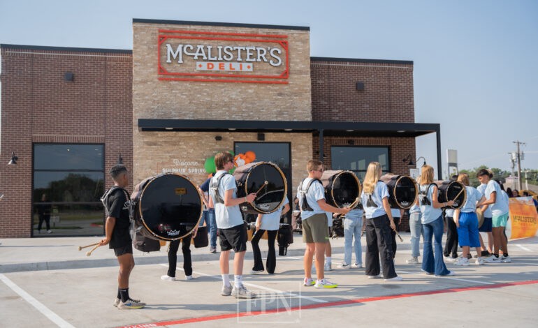 Opening Day For McAlister’s Deli Ft. Sulphur Springs Wildcat Band