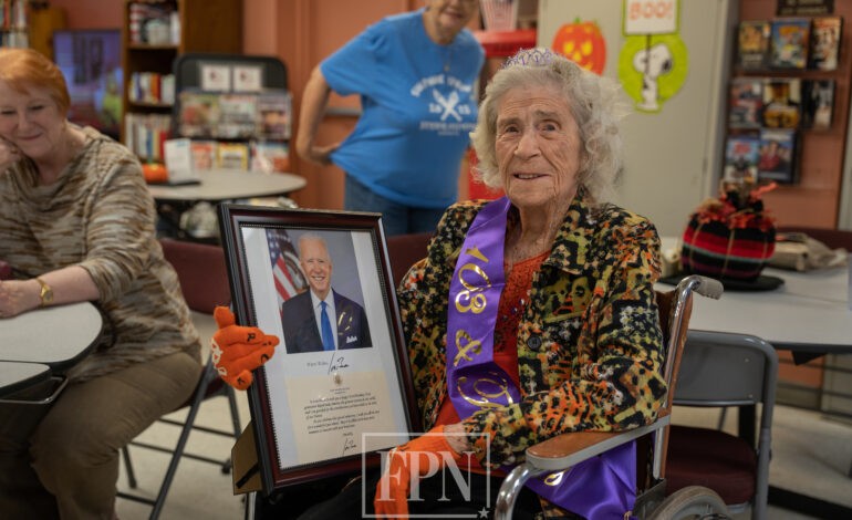 Margie Hathcox Celebrates 103rd Birthday at Senior Center