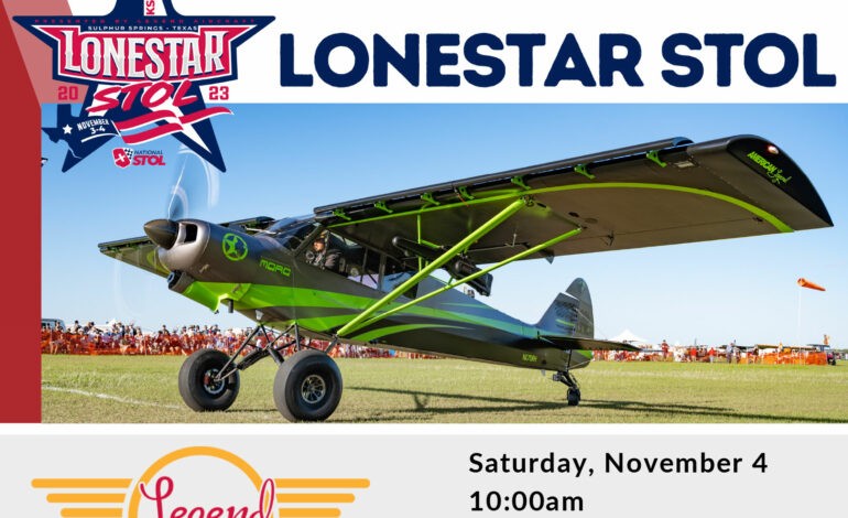 National STOL Returns to Texas for the Series Championship, Lonestar STOL