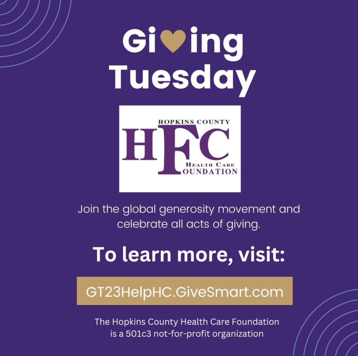 Health Care Foundation Participates in Giving Tuesday