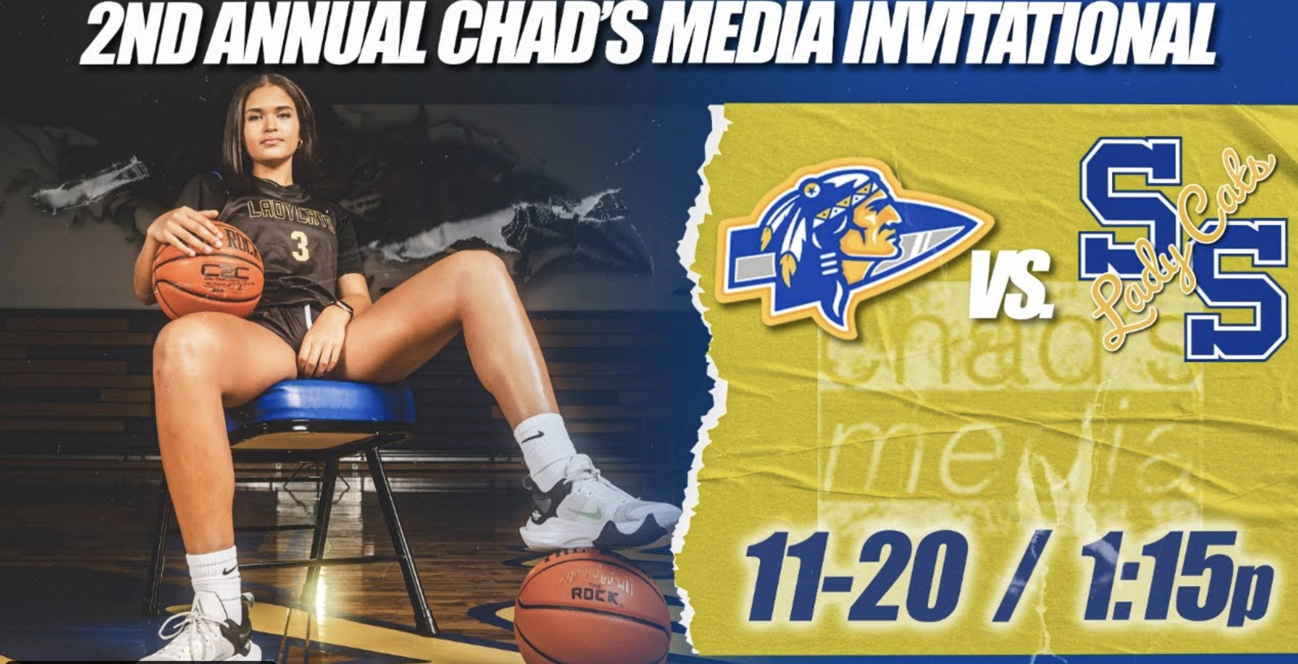 Upcoming LIVE – 2nd ANNUAL CHAD’S MEDIA INVITATIONAL Basketball Game 1