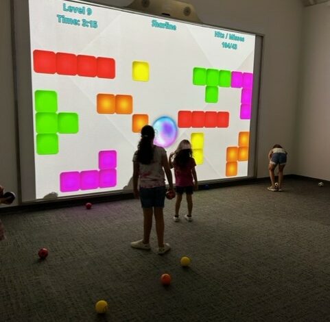Northeast Texas Children’s Museum NEW Interactive Sports Wall