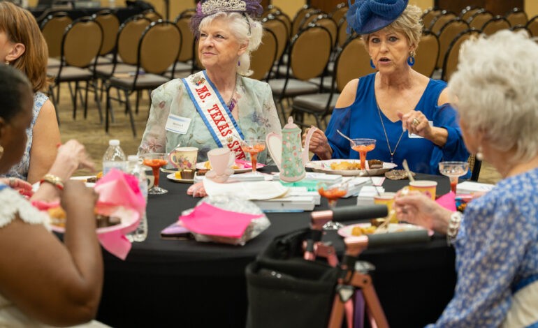 Ms. Hopkins County Senior Contestants 2023 Tea Party