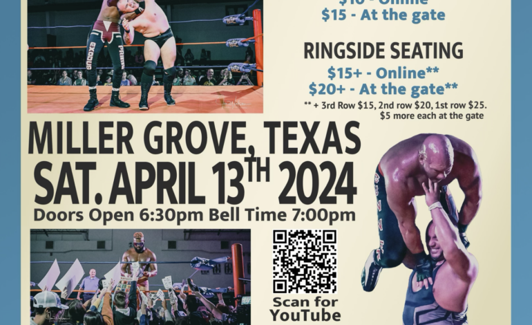 Miller Grove ISD to Host Championship Wrestling Event